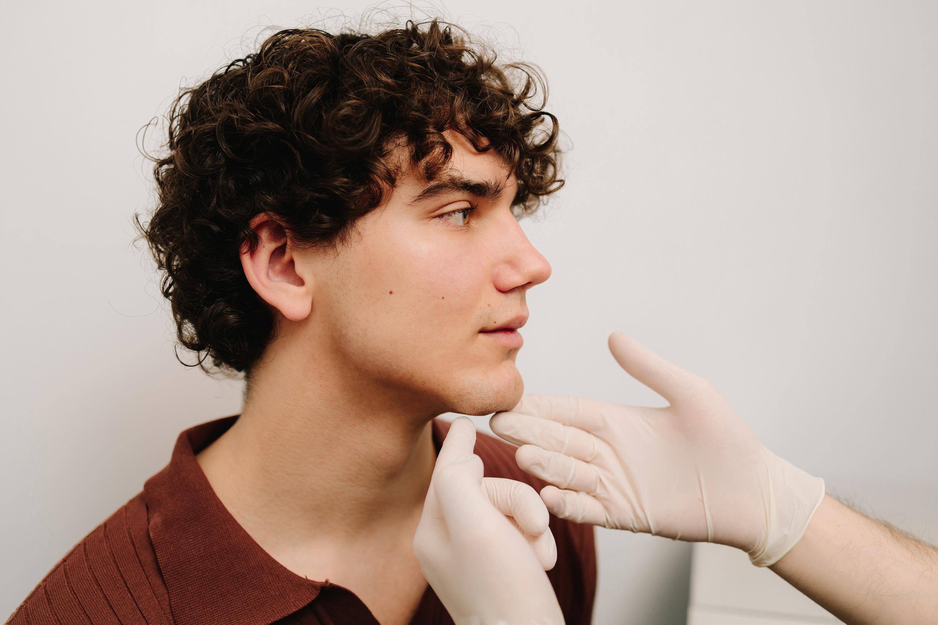 young man getting restalyne treatment